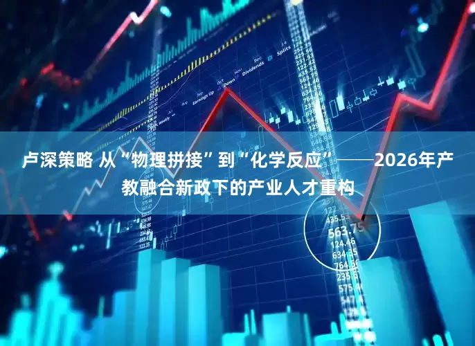 卢深策略 从“物理拼接”到“化学反应”──2026年产教融合新政下的产业人才重构
